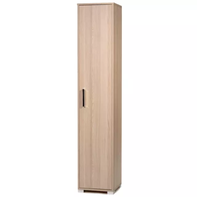 Scarpiera in legno nobilitato 1 anta ripiani interni 37x189h cm