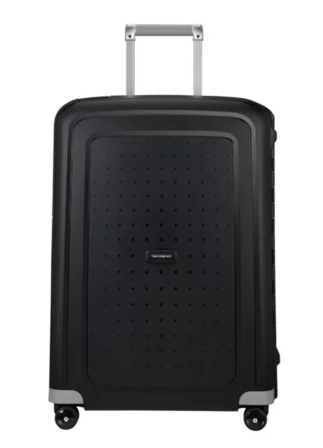 Samsonite S'Cure Spinner Check In Suitcase  M 69CM Black