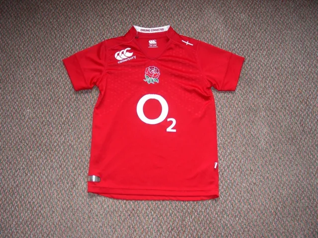 Canterbury England Rugby Union shirt/Top/jersey/child 12 years