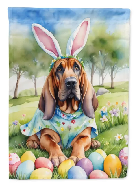 Bloodhound Easter Egg Hunt Flag Canvas House Size DAC4958CHF