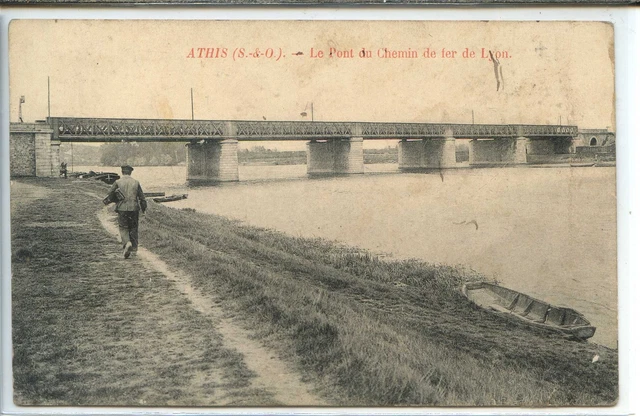 CP 91 Essonne - Athis - Le Pont du Chemin de fer de Lyon