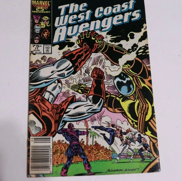 West Coast Avengers #11 Marvel Comics 1986 Iron Man Hawkeye
