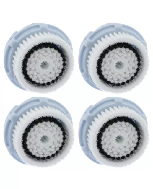 Delicate Cleansing Brush 4-Pack Replacement Heads for Clarisonic MIA 2 Smart