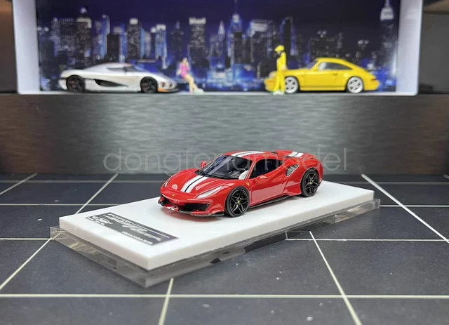 Ichilan Model 1/64 Scale Ferrari Novitec 488 Pista Red
