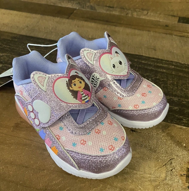 TODDLER GIRLS' GABBY'S Dollhouse Athletic Sneakers Purple Hook Loop