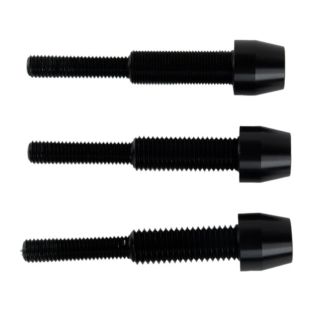 Asse Passante Fugazzi 162 Mm M12x1.5 X L16.5 – Testa Tonda Nera Per Bici