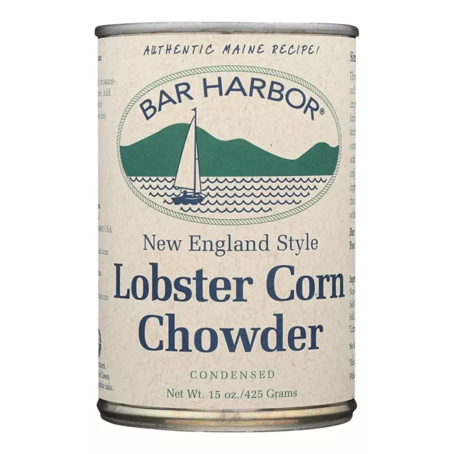 Bar Harbor Lobster Condensed Corn Chowder 15 oz.- Pack of 6