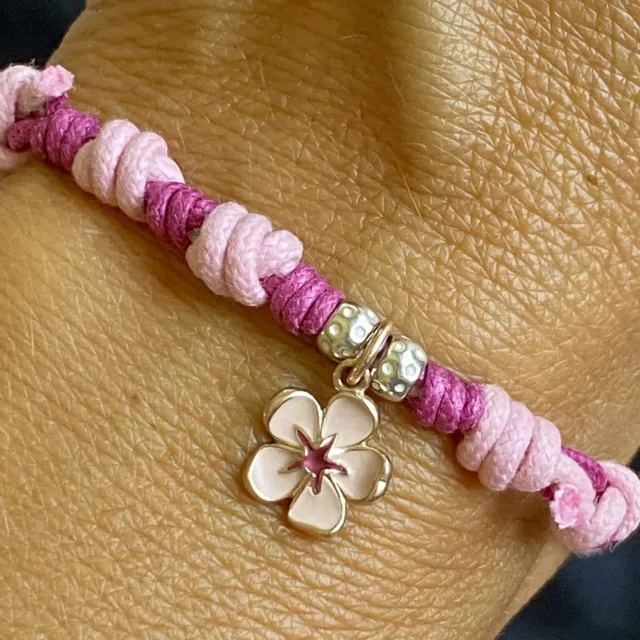 DODO POMELLATO BRACCIALE Ciondolo Fiore Di Ciliegio Rosa Tenue Fucsia Originale EUR 190 00 PicClick IT