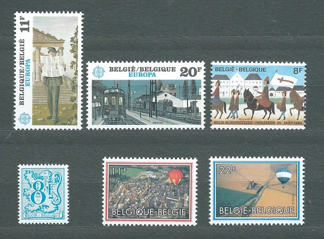 BELGIË BELGIQUE - 1983 YT 2090 à 2095 - TIMBRES NEUFS** MNH LUXE