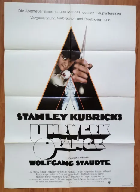 A Clockwork Orange, Malcolm McDowell, Stanley Kubrick, Movie Poster, 1971