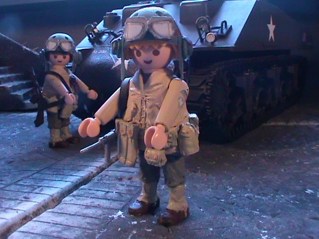 Playmobil Custom Kaserne Alliierte Streitkräfte (Europa-1944) Ref-001