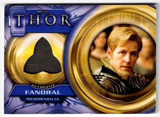 Thor 2011 Upper Deck: Authentic Memorabilia Card F8 Fandral