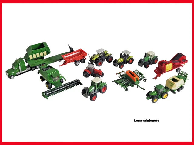SIKU Camion remorque + tracteurs JD 1/87 : 1837