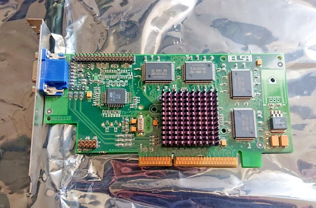 AGP GRAFIKKARTE ELSA Erazor III LT G NVIDIA Riva TNT2 Model 64 NV5 32MB RAM VGA EUR 25,00 - DE