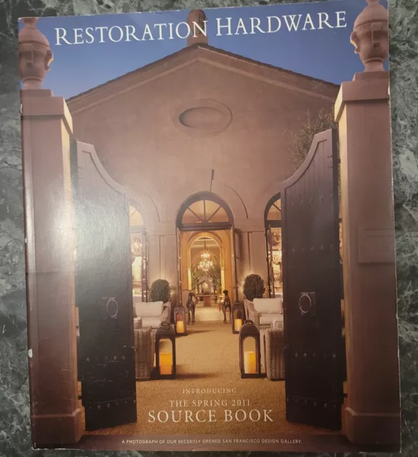 Restoration Hardware Spring 2011 Source Book Catalog Designer Magazine