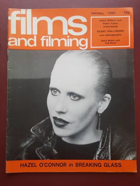 Films and Filming Movie Magazine Feb 1980 Hazel O'Conner, Breaking Glass #B1795