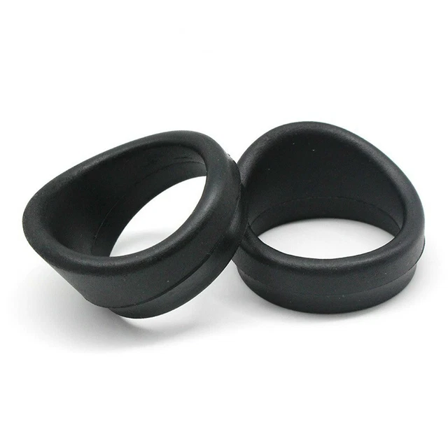 2PCS High Elastic Black Rubber Eye Guard for 32-35mm Stereo Microscope Eyepiece
