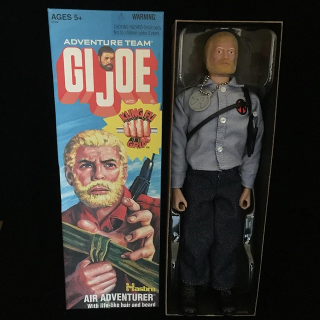 GI JOE ADVENTURE Team SEA ADVENTURER in AIR box with Kung Fu Grip