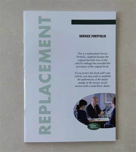 ORIGINAL LAND ROVER RANGE ROVER SERVICE HISTORY BOOK New