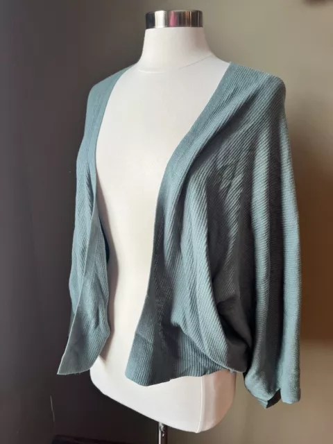 Lululemon Cashlu Knit Textured Wrap Open Cardigan Slouchy Sweater OS