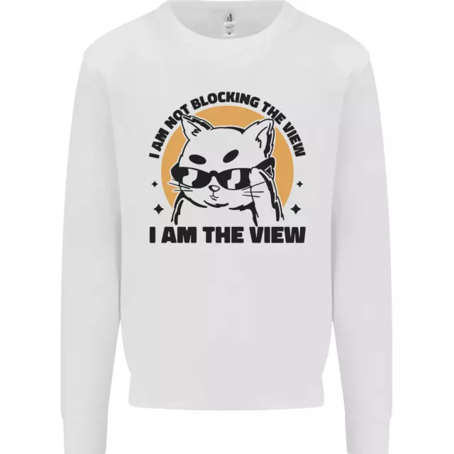 I Am The View Divertente Gatto Bambini Felpa Maglione