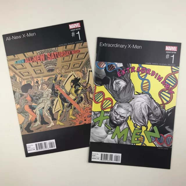 All-New X-Men #1 (2016) + Extraordinary X-Men #1 (2016) Hip Hop Variants