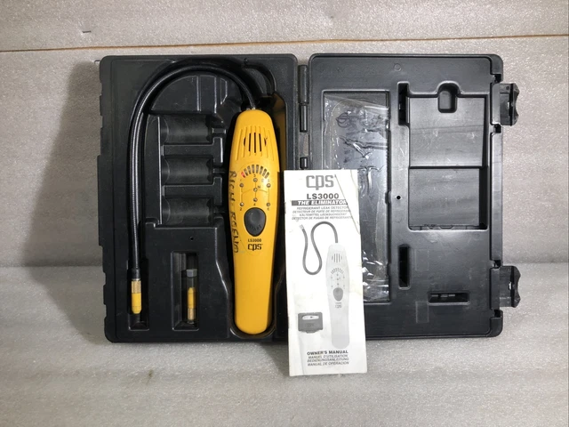 CPS LS3000 Eliminator Electronic Refrigerant Leak Detector with Case