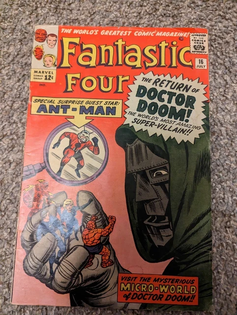 Fantastic Four #16 CGC It, never pressed early Dr. Doom 1st Ant-Man Crossover