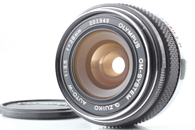[Near MINT] Olympus OM-System G. Zuiko Auto-W 28mm f3.5 MF Lens From JAPAN