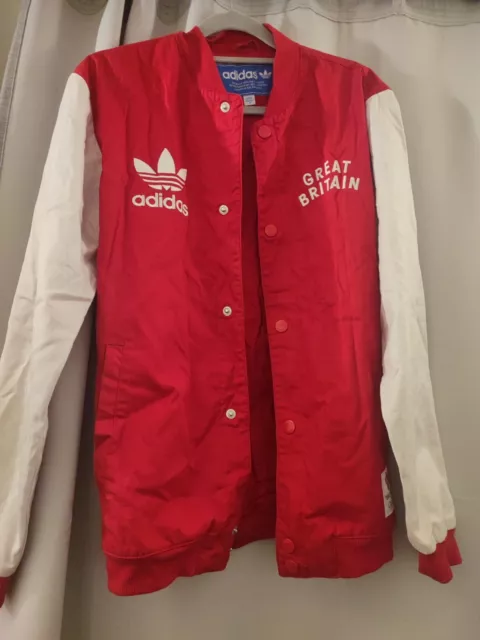 Adidas Originals Team Gb 2012 Olympics Bomber Jacket Rare Item Size M