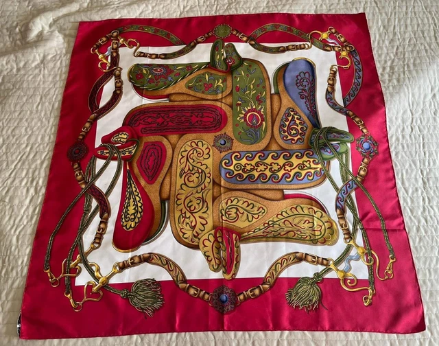 Foulard Carré Hermès Festiva/Festival - Soie, Motif Festival Multicolore - Occasion