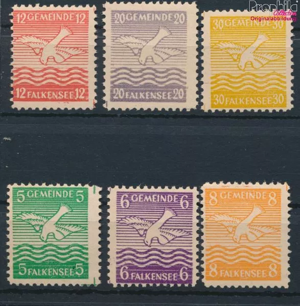 Briefmarken Falkensee (Berlin) 1945 Mi 1-6 postfrisch (10348273