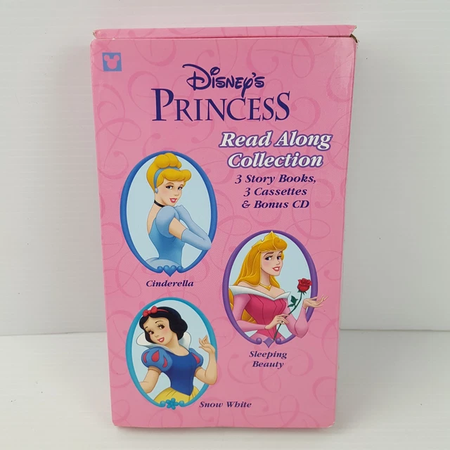 DISNEY'S PRINCESS READ Along Collection, CD + 3 Books + 3 Cassette ...
