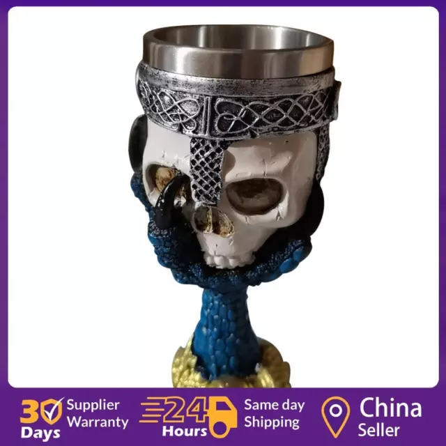 Gothic Beverage Drinks Chalice Novelty Resin Halloween Home Decor (RS-8007) ☘️