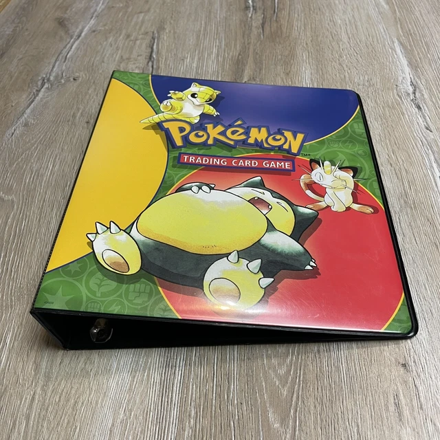 VINTAGE 1999 OFFICIAL Nintendo Pokemon Trading Card Game 3 Ring Binder