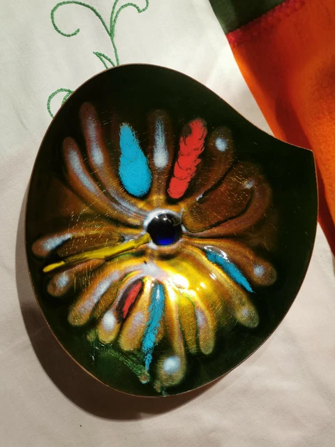 Specchio d'Arte Artistica Cristallo Geometrico Anni '70