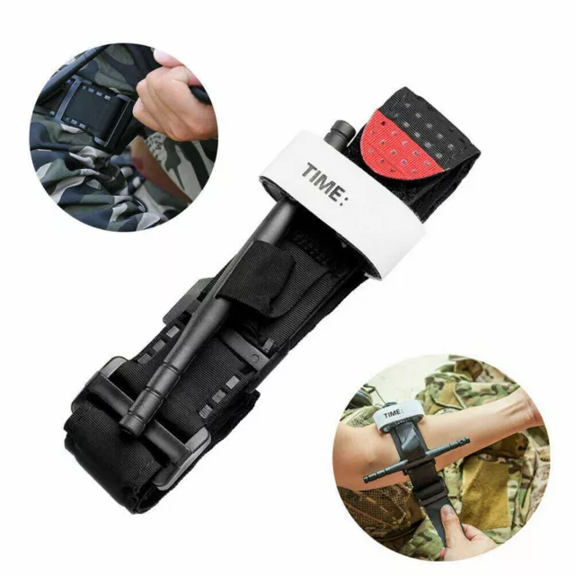 One Hand Tourniquet Combat Application First Aid Handed Outdoor Emergency