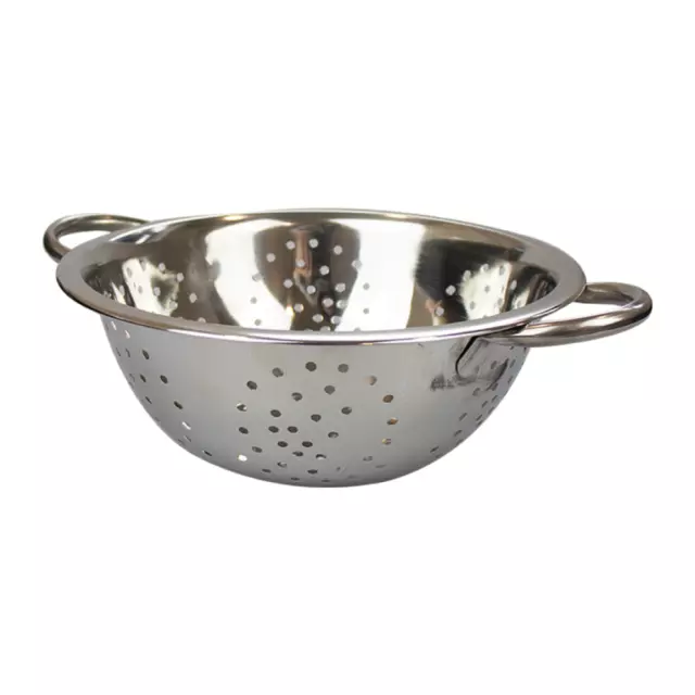 Quality Stainless Steel Colander Durable Kitchen Strainer for Easy Cooking Prep 2