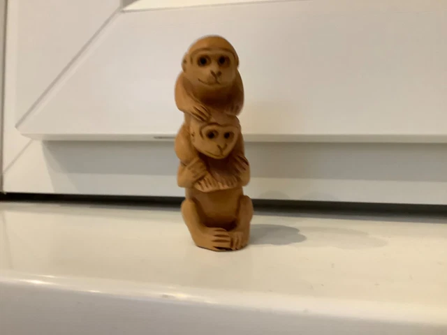 Figurine RESIN/Wood? Monkey