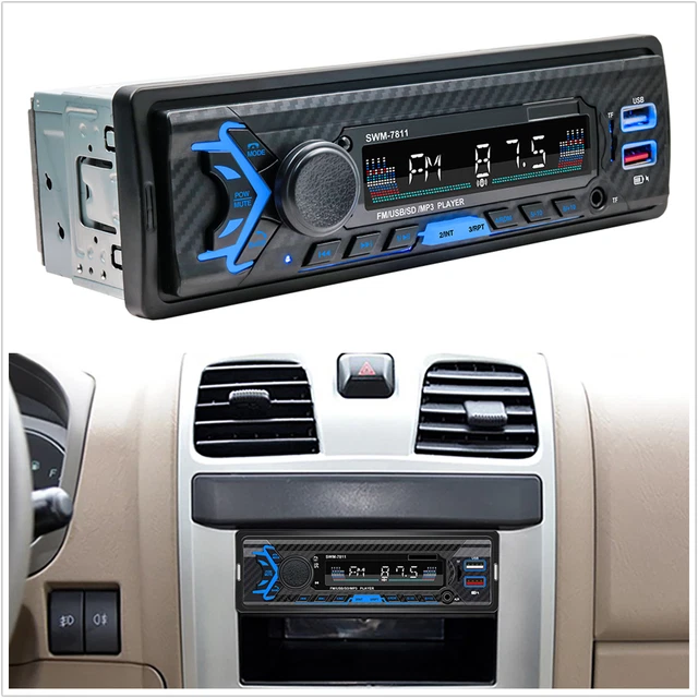 CAR MP3 RADIO Bluetooth Stereo Head Unit Player USB/AUXIN/FM Indash