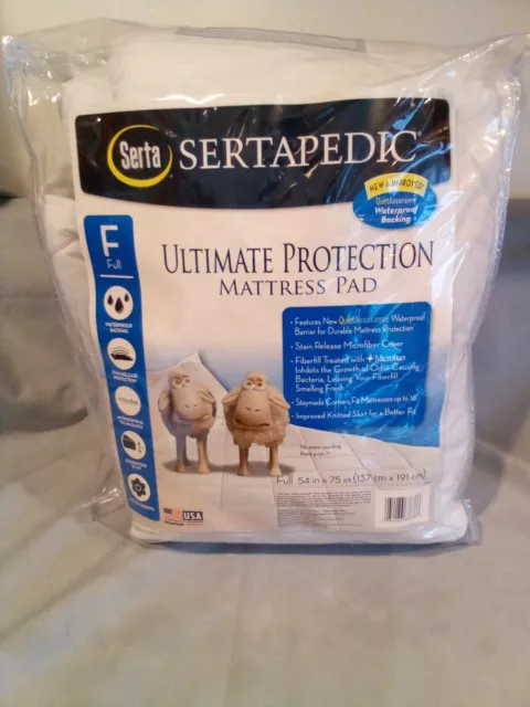 Almohadilla de colchón SERTAPEDIC Ultimate Protection impermeable y barrera de alérgenos / COMPLETA