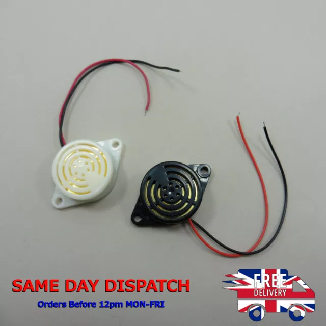 Sound Elements Sensor Active Buzzer Piezo Alarm Sounder Piezoelectric DC power