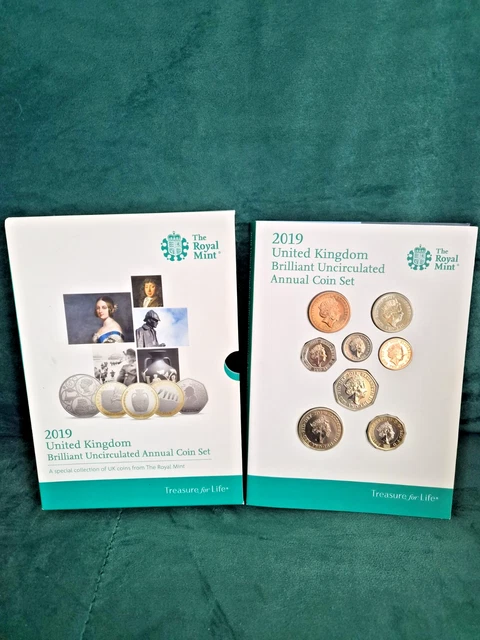 THE ROYAL MINT 2019 United Kingdom Annual Coin Set £78.69