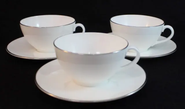 Royal Doulton CAROUSEL 3 Cup & Saucer Sets Bone China H4975 GREAT CONDITION