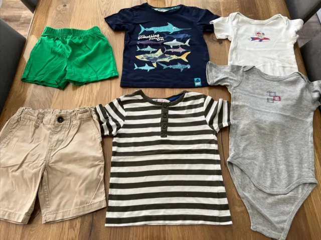 Junge Baby 86 92 Kleidung Paket Set Body Shorts Tshirt Oberteil Sommer H&M