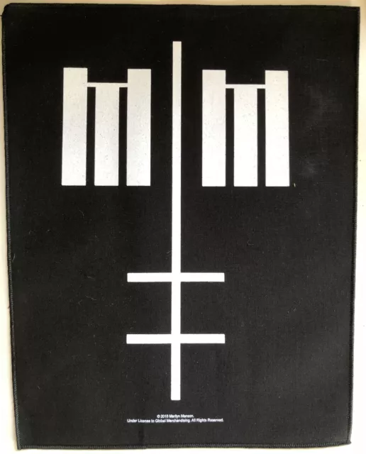 Marilyn Manson - Cross Logo Back-Patch-keine Angabe #120235