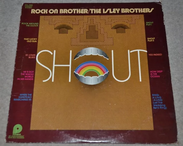 THE ISLEY BROTHERS Rock On Brother LP vinyl record 1977 soul funk Pickwick 1970s