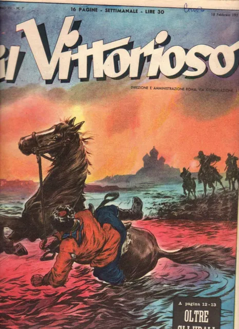 [Atp] Vittorioso Originale Anno 1951 Numero 7