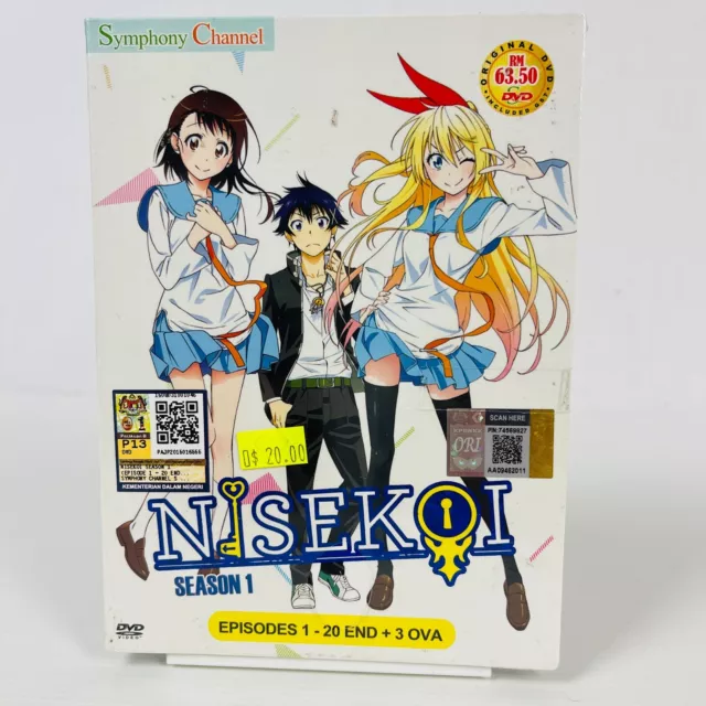 DVD Anime NISEKOI (False Love) Complete Series Season 1 + 2 (1-32