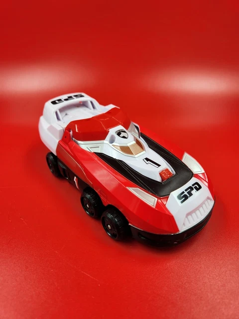 POWER RANGERS SPD Red Ranger Police Car Transformer 2004 Bandai $17.99 ...